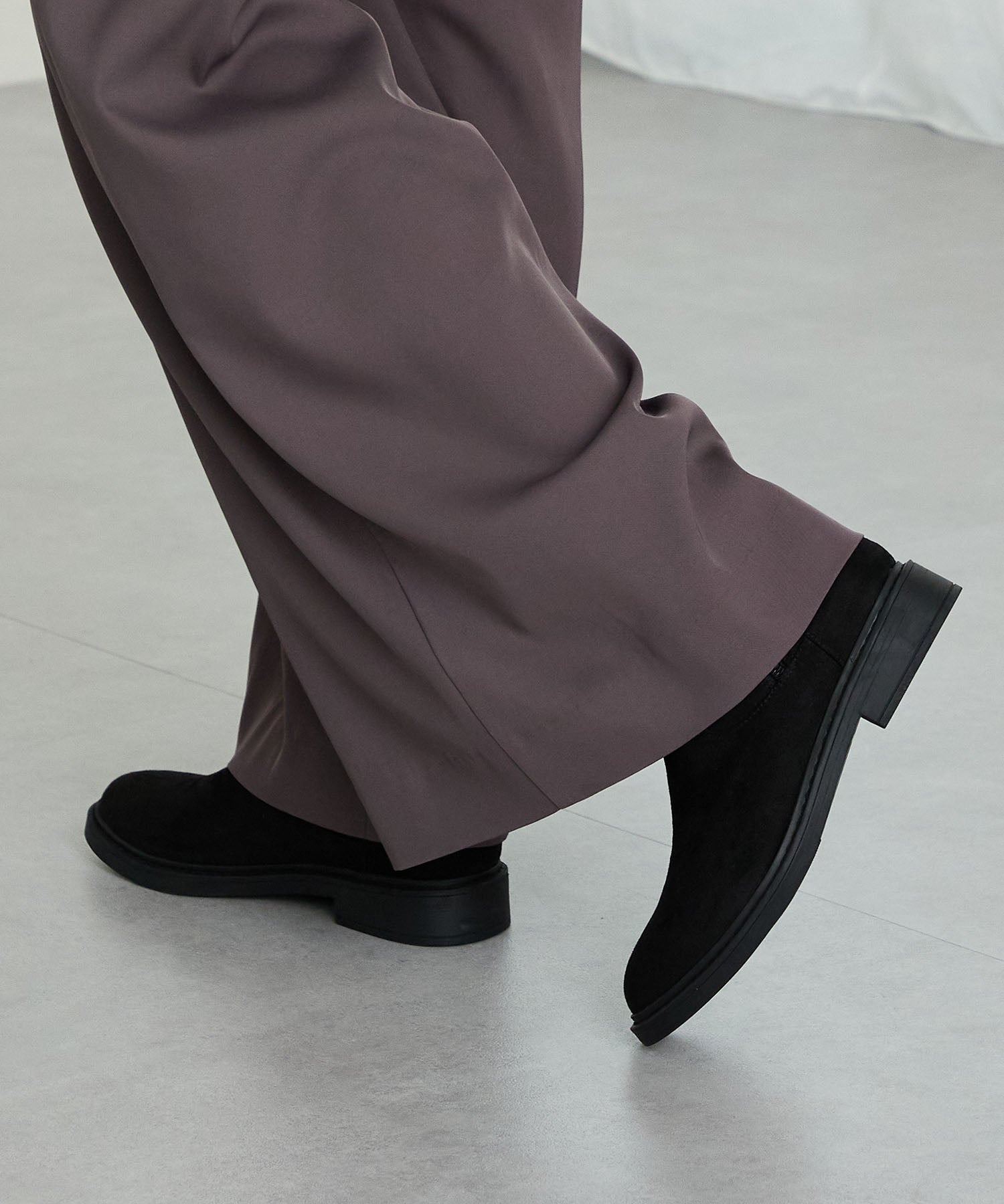 サイドジップ イタリアン スエード ブーツ 日本製 united arrows BEAUTY&YOUTH UNITED ARROWS（ビューティーアンドユースユナイテッド