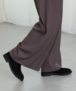 サイドジップスエードショートブーツ/52412