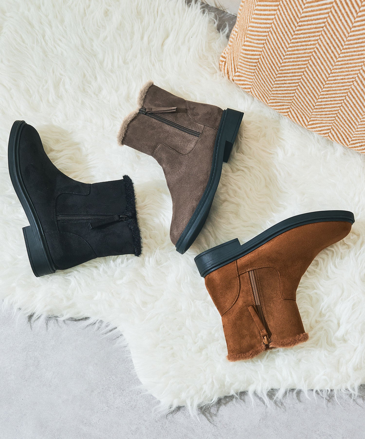 サイドジップスエードショートブーツ/52412 – ORIENTALTRAFFIC