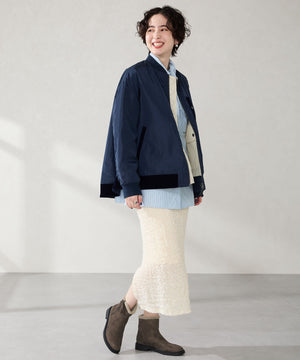 サイドジップスエードショートブーツ/52412