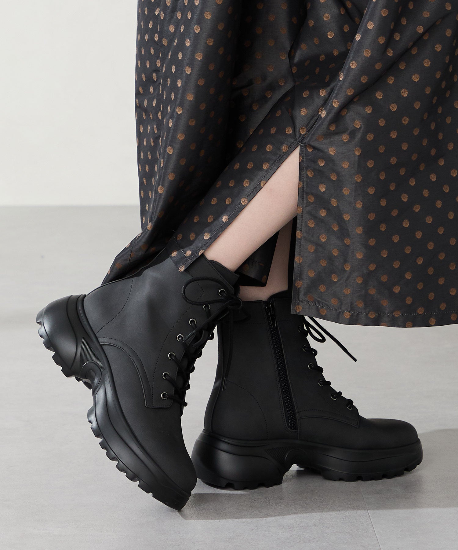 ボリュームソールレースアップブーツ/52413 – ORIENTALTRAFFIC ボリュームソールレースアップブーツ/52413 – ORIENTALTRAFFIC