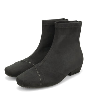 ステッチデザインスエードショートブーツ/52414