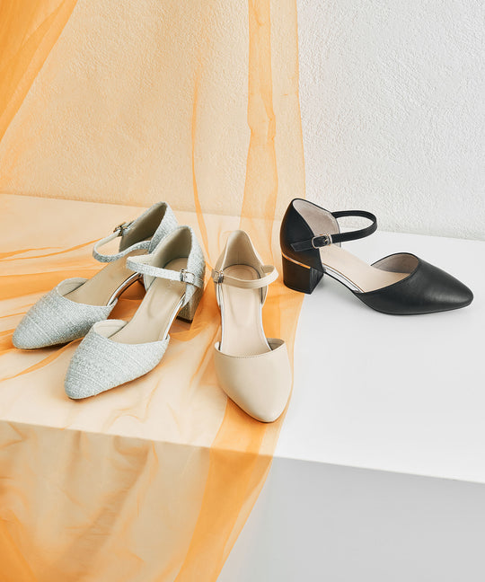 【WEB限定】アーモンドトゥセパレートパンプス/55103