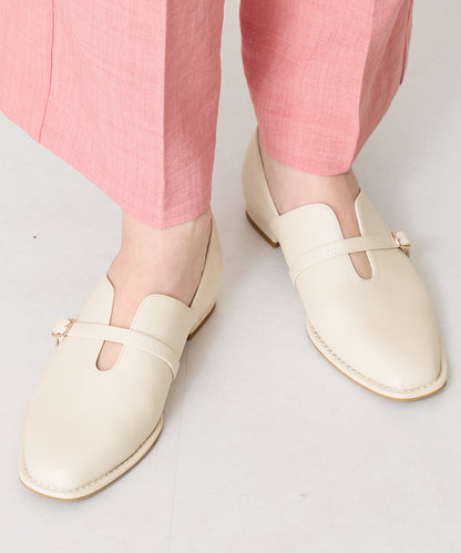 【WEB限定】ベルトデザインウエーブカットバブーシュ/55104