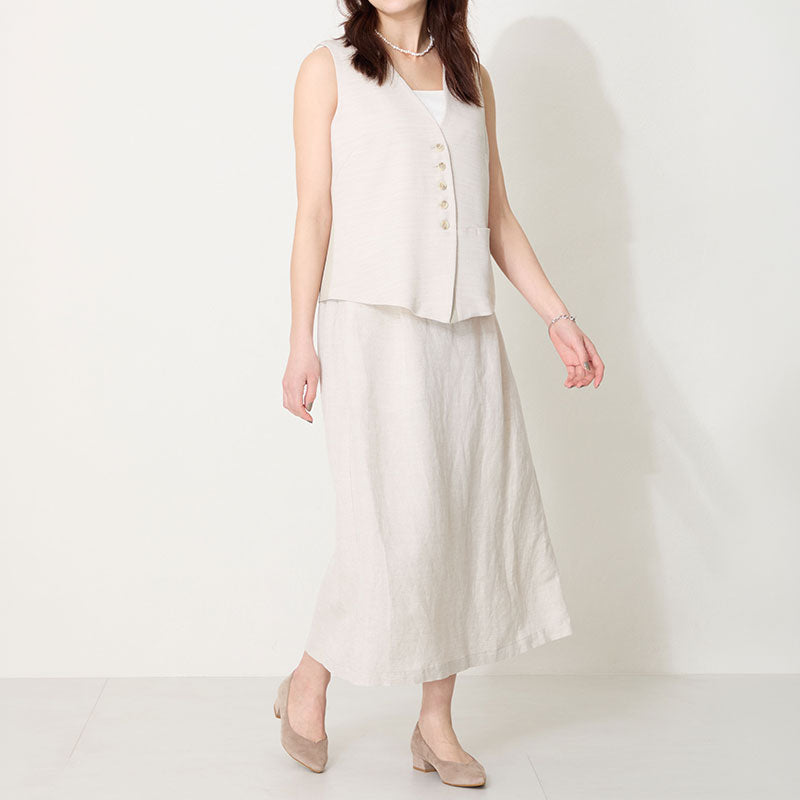 【WEB限定】スリットカットポインテッドトゥヒールパンプス/55105