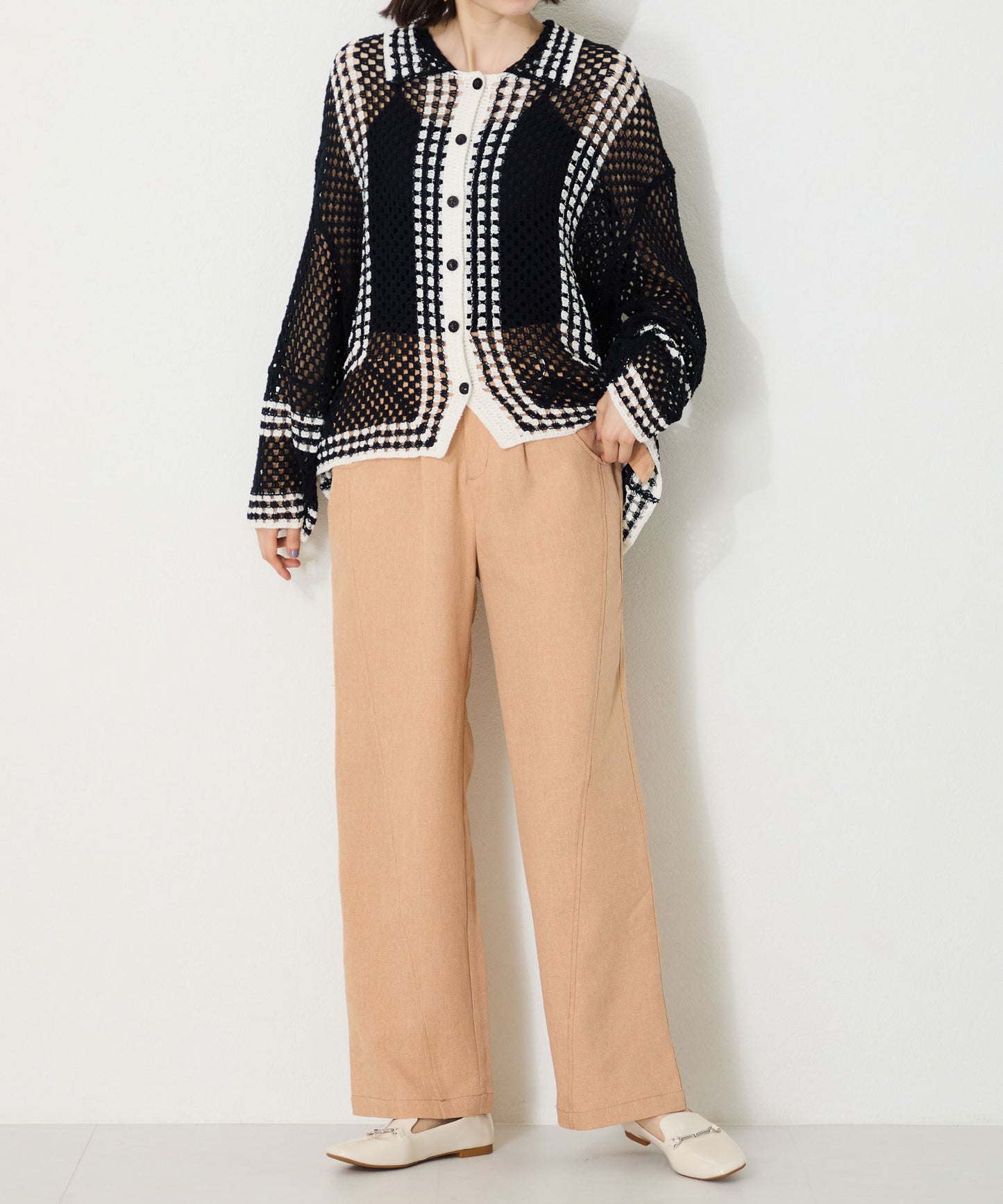 晴雨兼用ビットローファー/55106