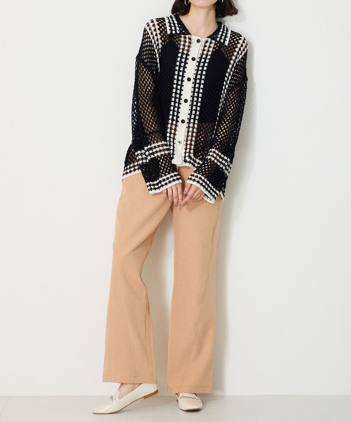 晴雨兼用ビットローファー/55106