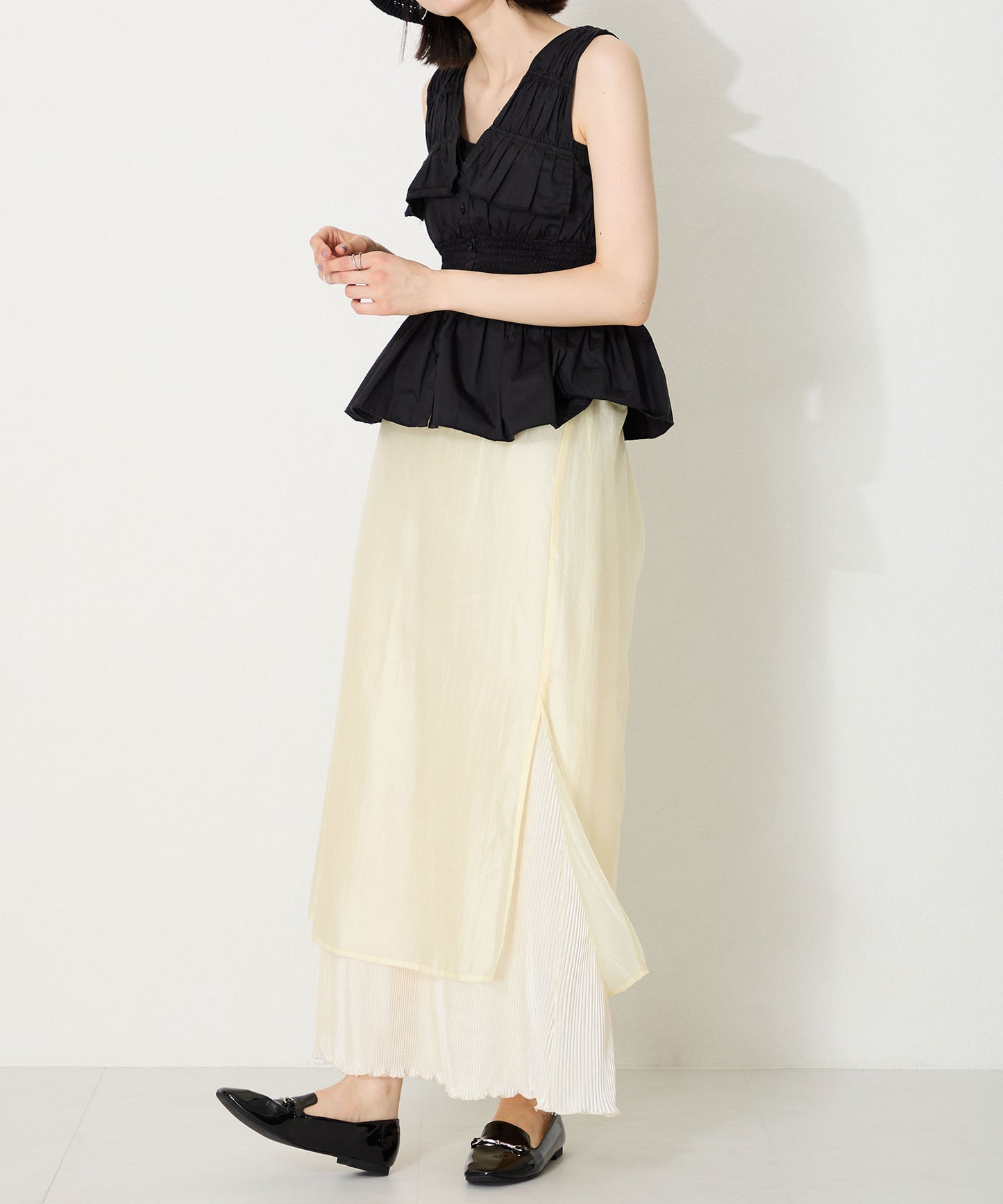 晴雨兼用ビットローファー/55106