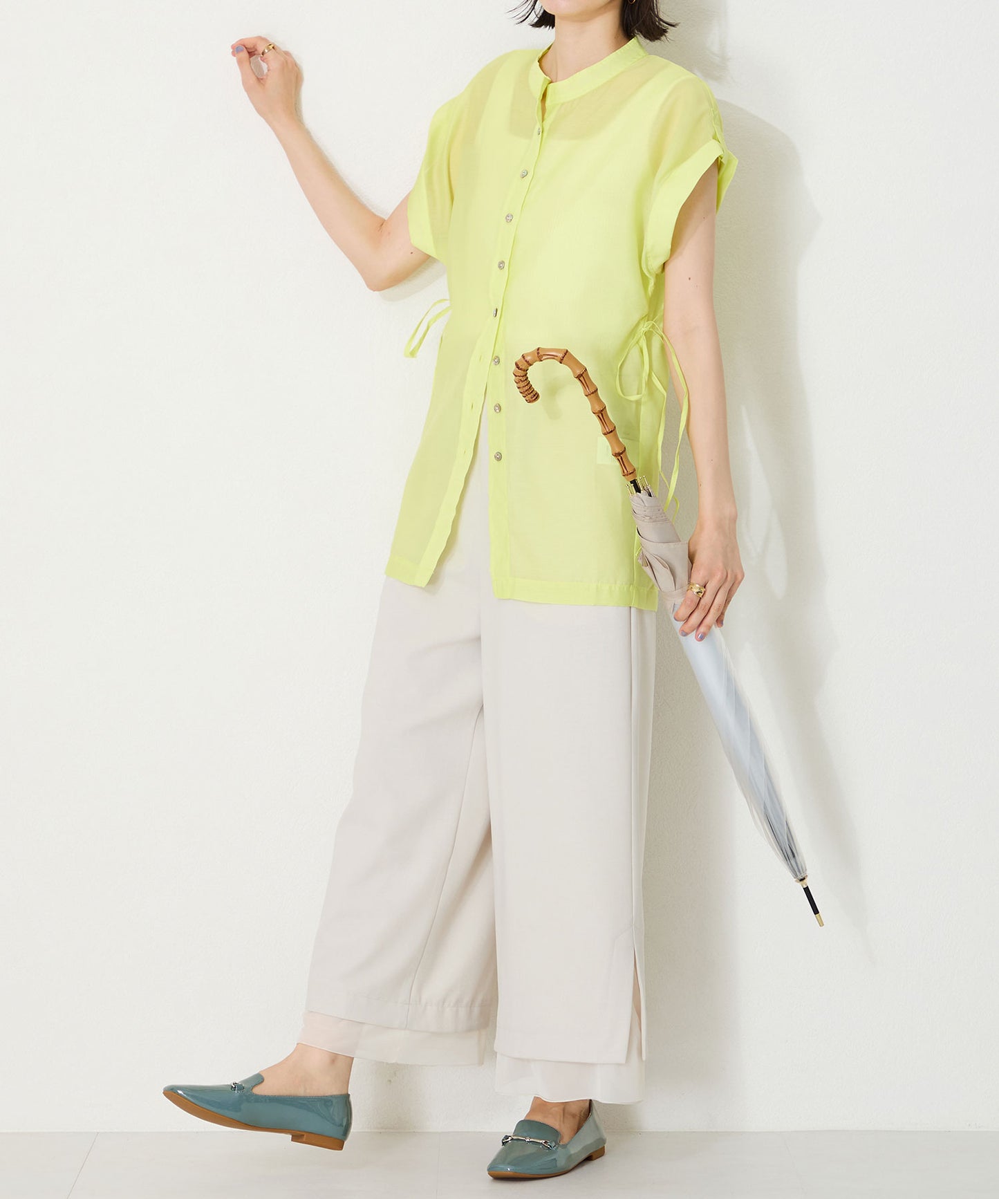 晴雨兼用ビットローファー/55106