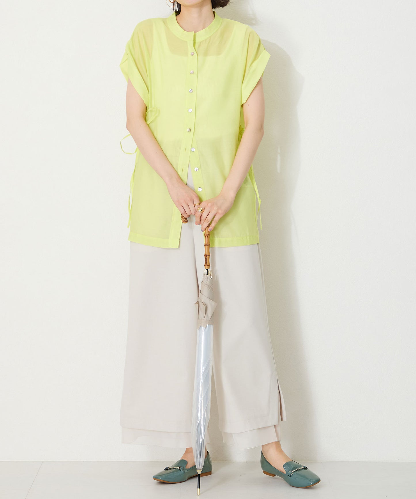 晴雨兼用ビットローファー/55106