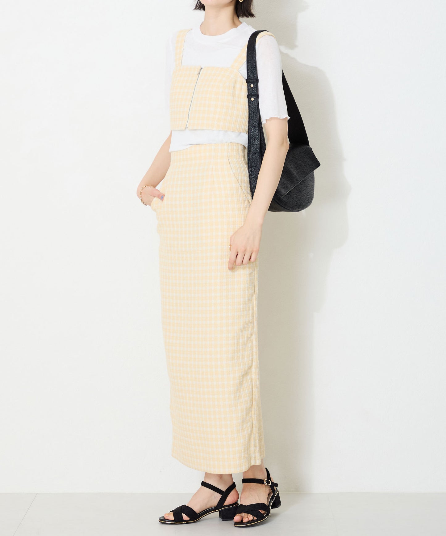 【WEB限定】クロスストラップメタリックラインサンダル/55201