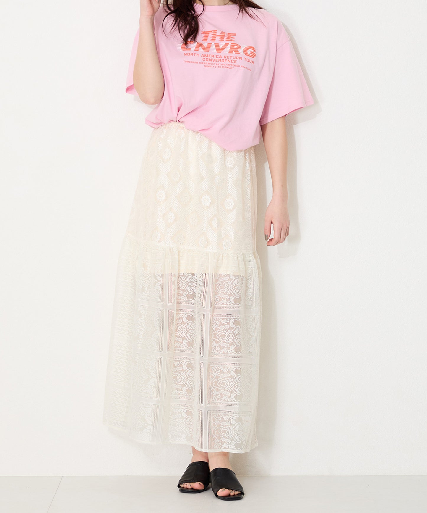 ストレッチミュールサンダル/55205