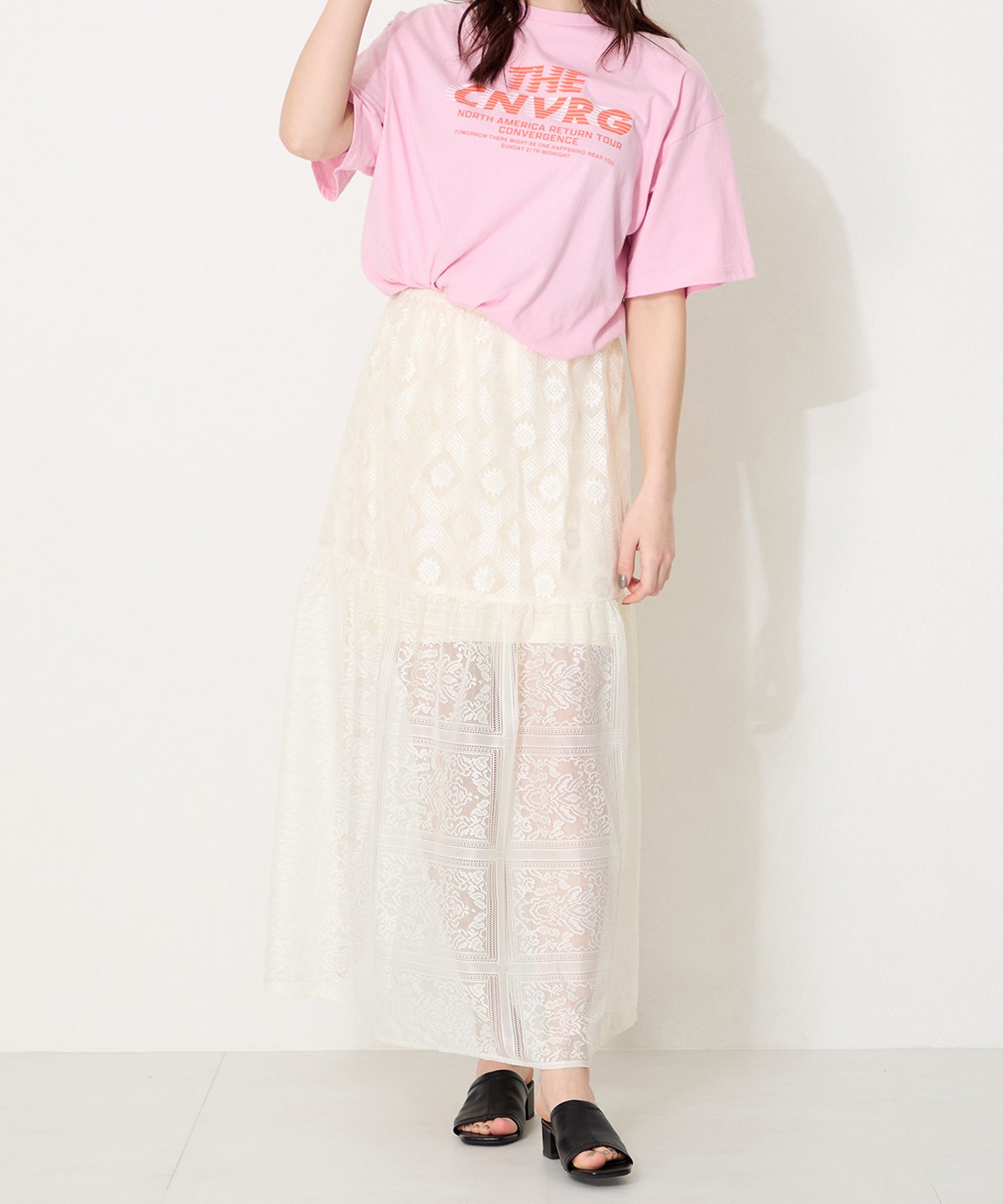 ストレッチミュールサンダル/55205