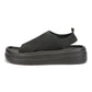 【WEB限定】【Fit meサンダル】サイドオープンニット厚底サンダル/55207