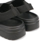 【WEB限定】【Fit meサンダル】サイドオープンニット厚底サンダル/55207