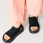 【WEB限定】【Fit meサンダル】サイドオープンニット厚底サンダル/55207