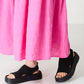 【WEB限定】【Fit meサンダル】サイドオープンニット厚底サンダル/55207
