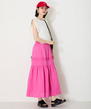 【WEB限定】【Fit meサンダル】サイドオープンニット厚底サンダル/55207