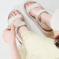 【Fit meサンダル】ニットダブルベルトサンダル/55208