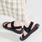 【Fit meサンダル】ニットダブルベルトサンダル/55208