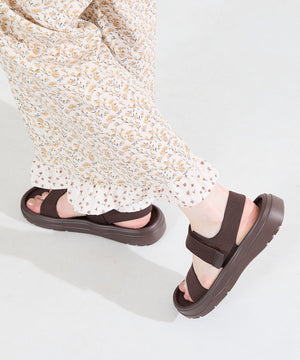 【Fit meサンダル】ニットダブルベルトサンダル/55208
