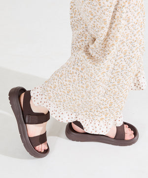【Fit meサンダル】ニットダブルベルトサンダル/55208