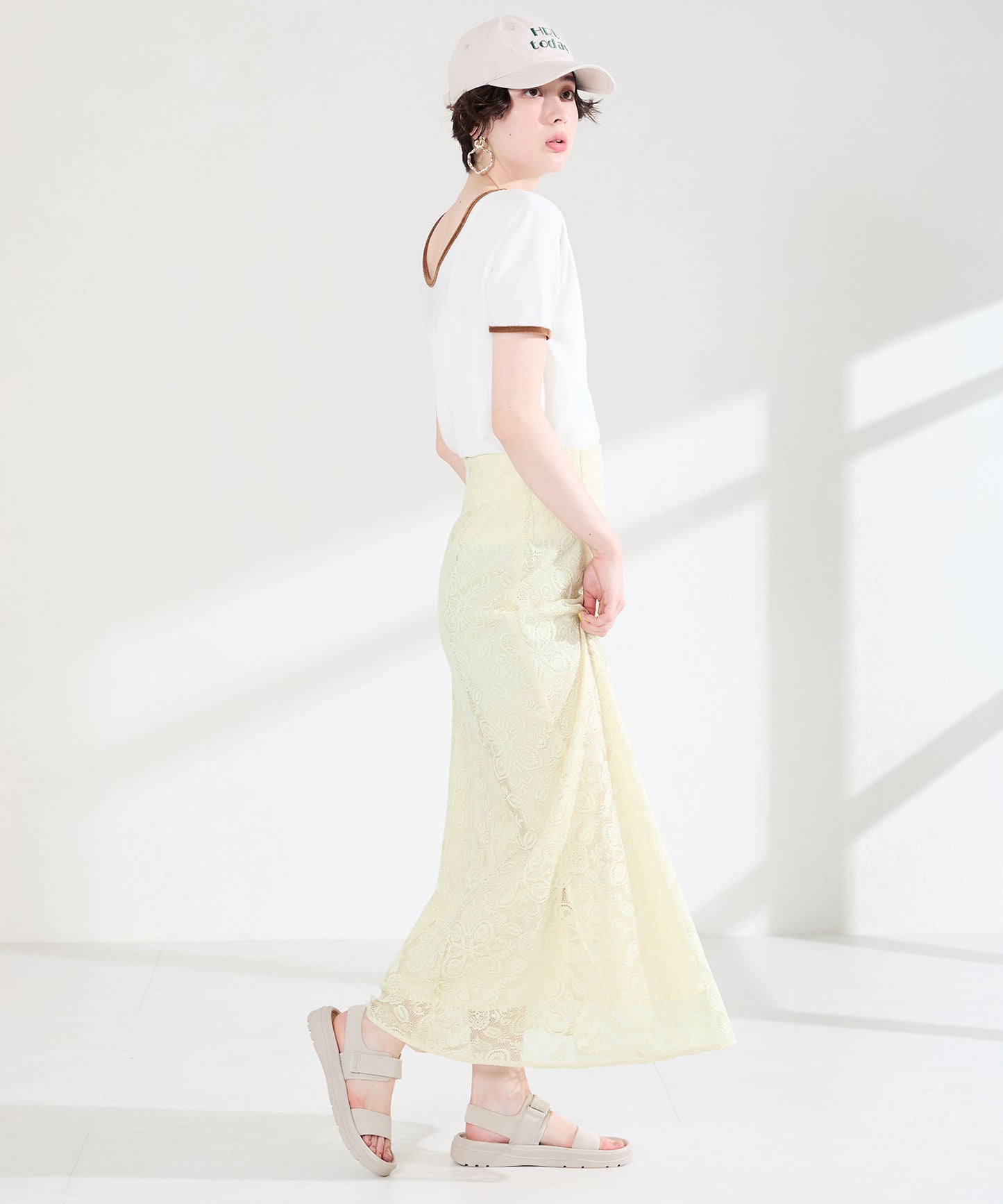 【Fit meサンダル】ニットダブルベルトサンダル/55208
