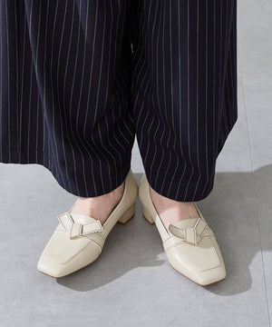 【WEB限定】リボンデザイン甲深パンプス/55301
