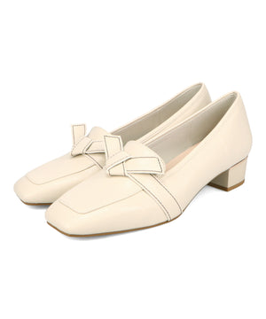 【WEB限定】リボンデザイン甲深パンプス/55301