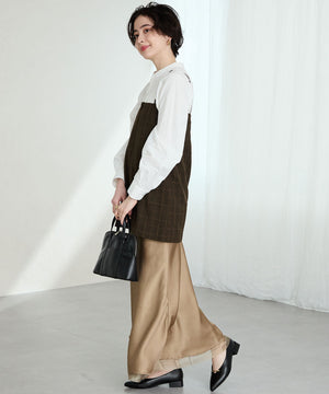 【WEB先行予約/11月中旬発売予定】ラインメタルパーツポインテッドトゥパンプス/55304