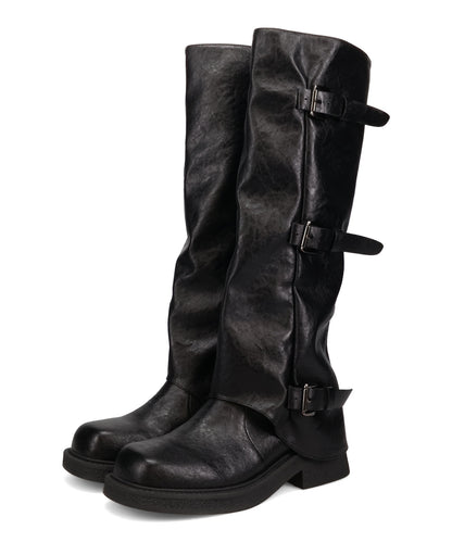 【WEB限定】【WEB先行予約/12月下旬発売予定】サイドベルトカバーロングブーツ/55503