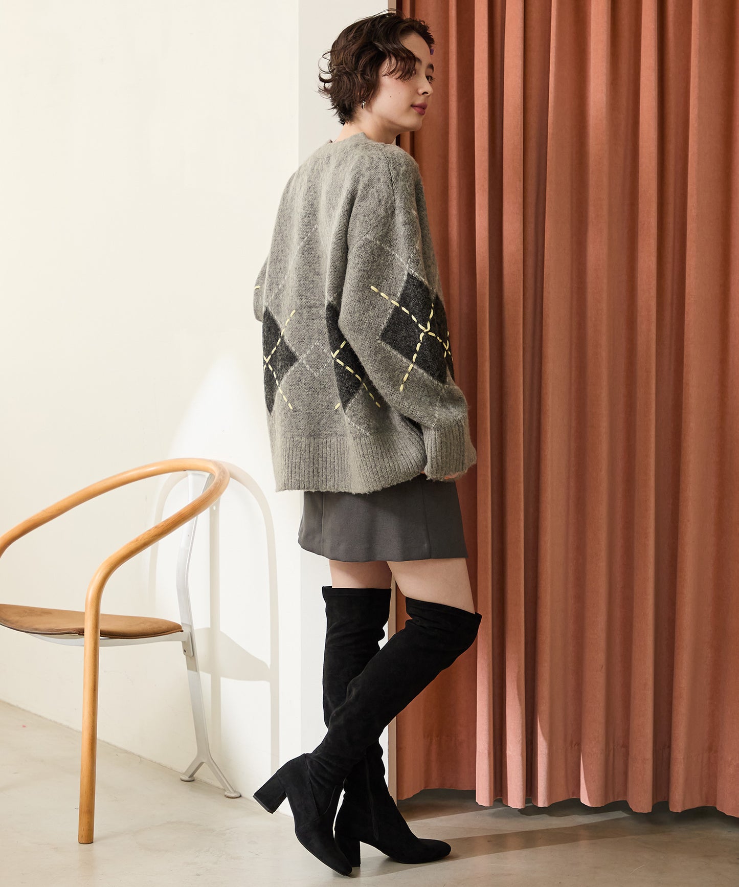 【WEB限定】【WEB先行予約/12月下旬発売予定】スエードサイハイブーツ/55504