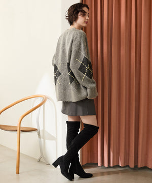 【WEB限定】【WEB先行予約/12月下旬発売予定】スエードサイハイブーツ/55504