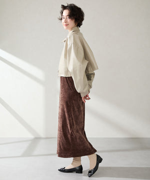 ビジューバックルフラットパンプス/56101