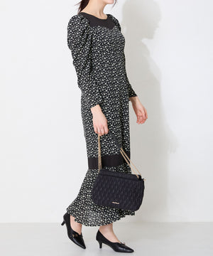 【WEB限定】ベルトデザインスリットヒールパンプス/56104