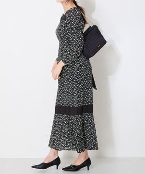 【WEB限定】ベルトデザインスリットヒールパンプス/56104