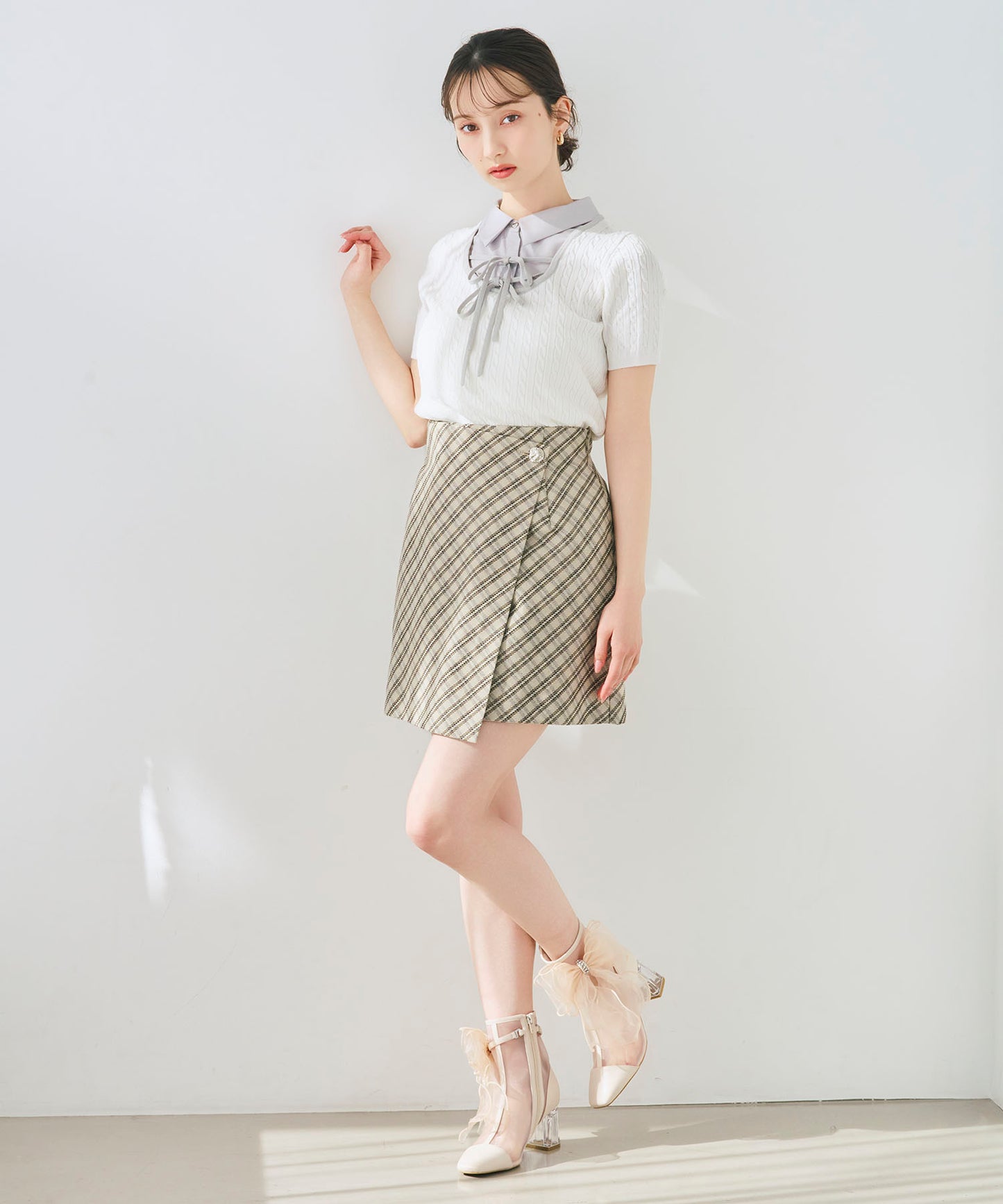 ビッグリボンチュールブーツ/56107