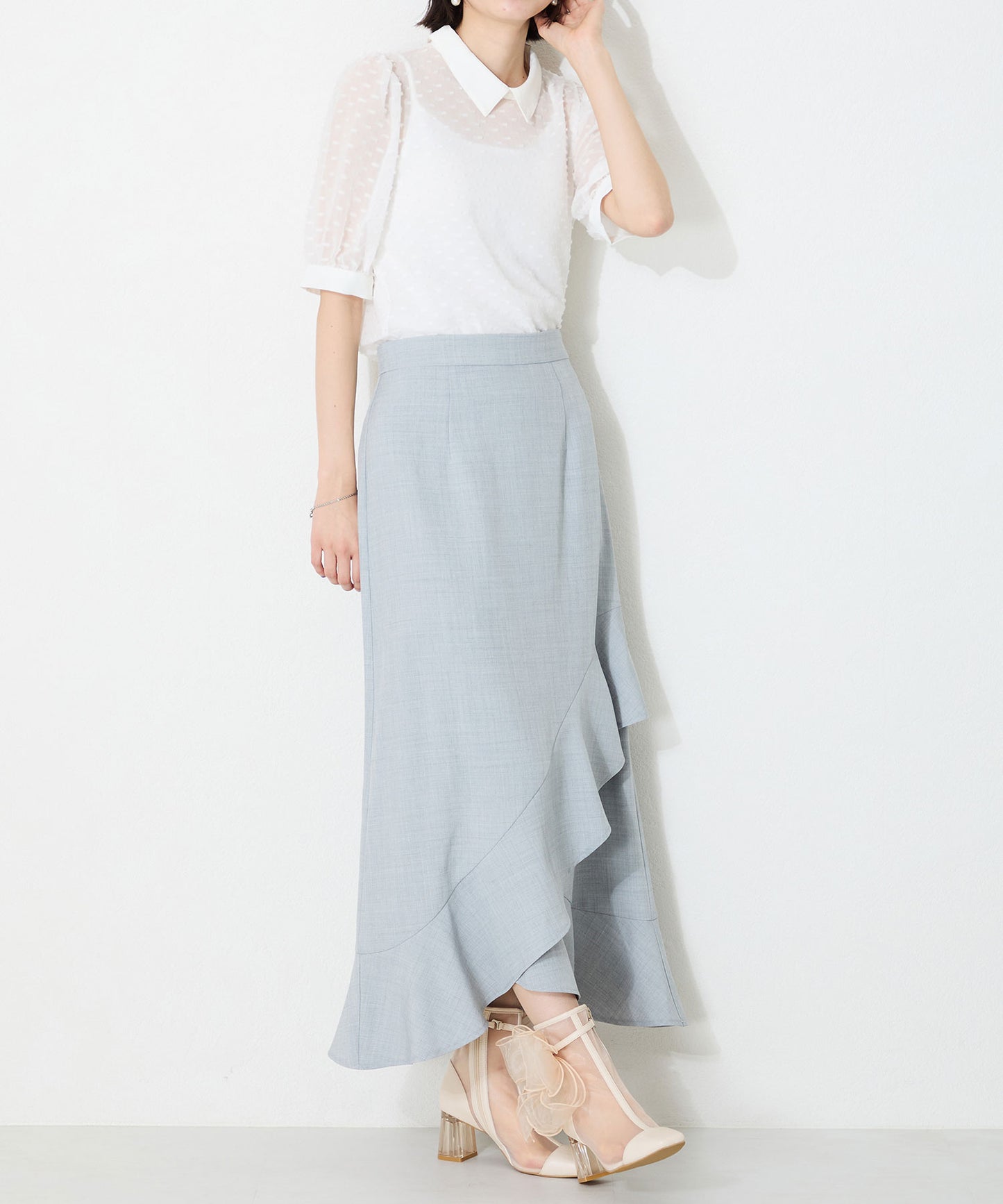 ビッグリボンチュールブーツ/56107