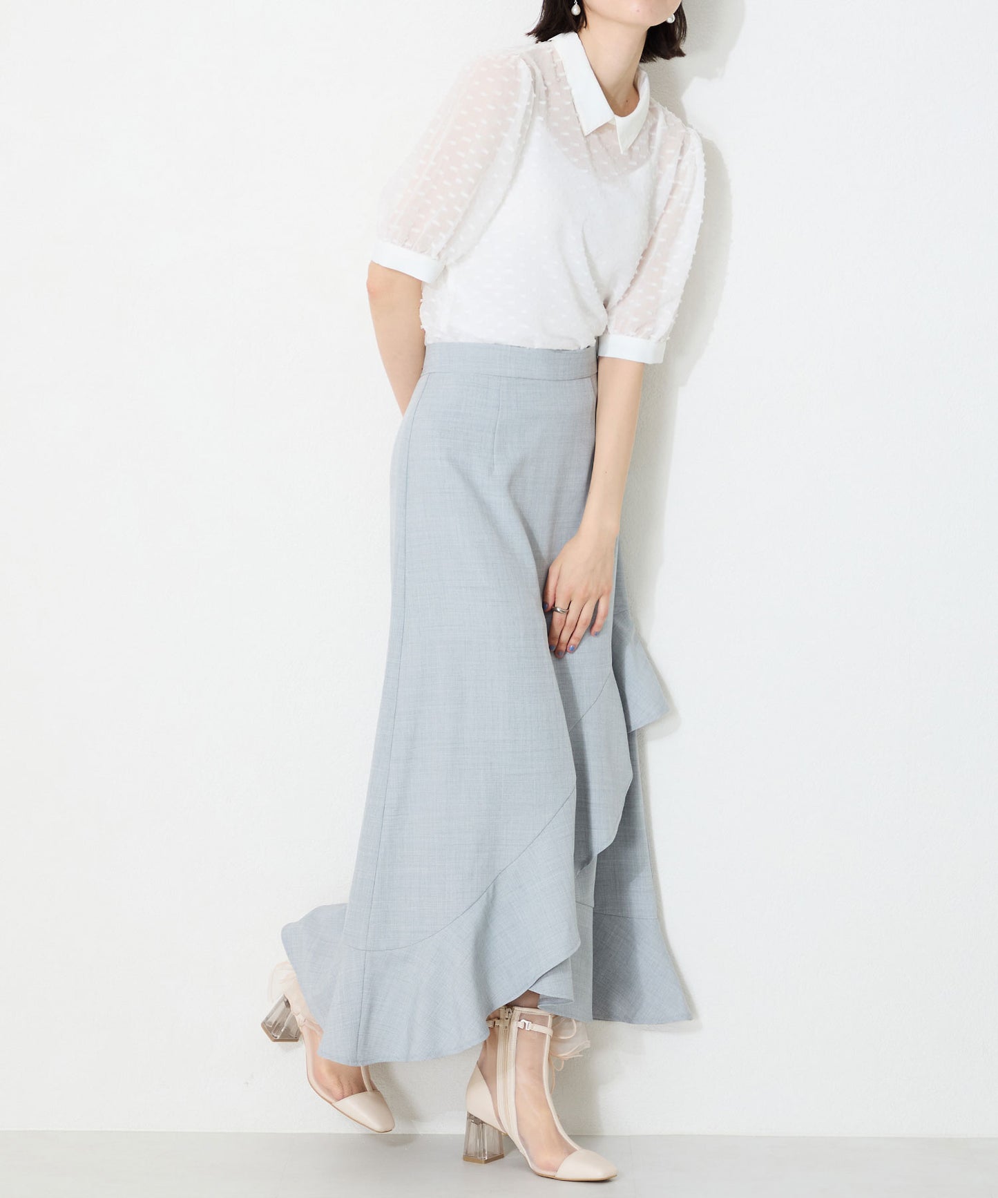 ビッグリボンチュールブーツ/56107