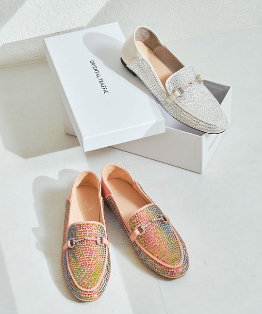 ラインスト－ンバブーシュローファー/56109