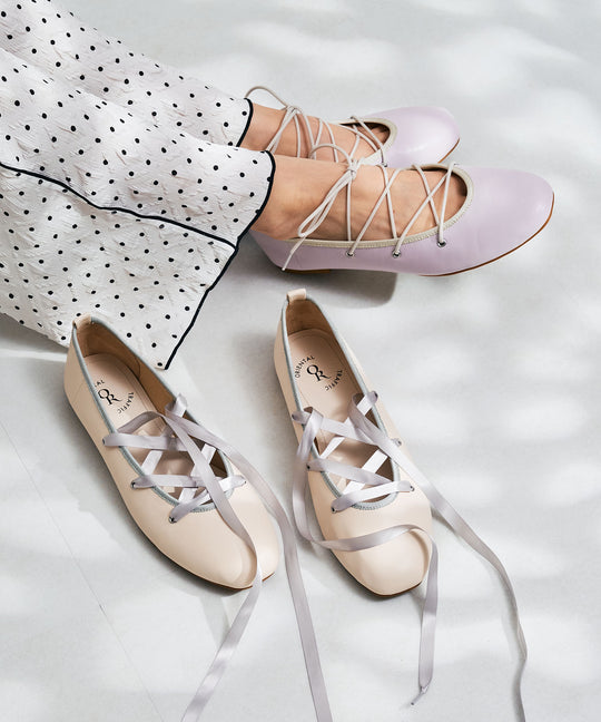 ラウンドトゥ2wayレースアップパンプス/56110