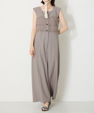 【WEB限定】ツイード×パールベルトヒールサンダル/56215