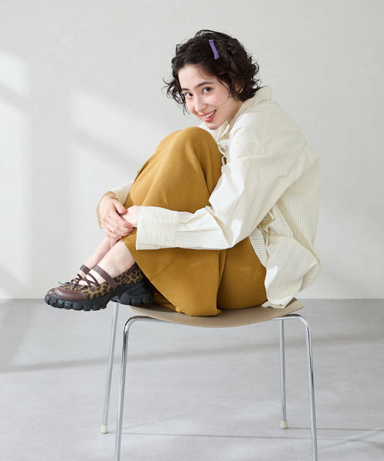 【カタログ掲載アイテム】バレエデザイン厚底シューズ/56312