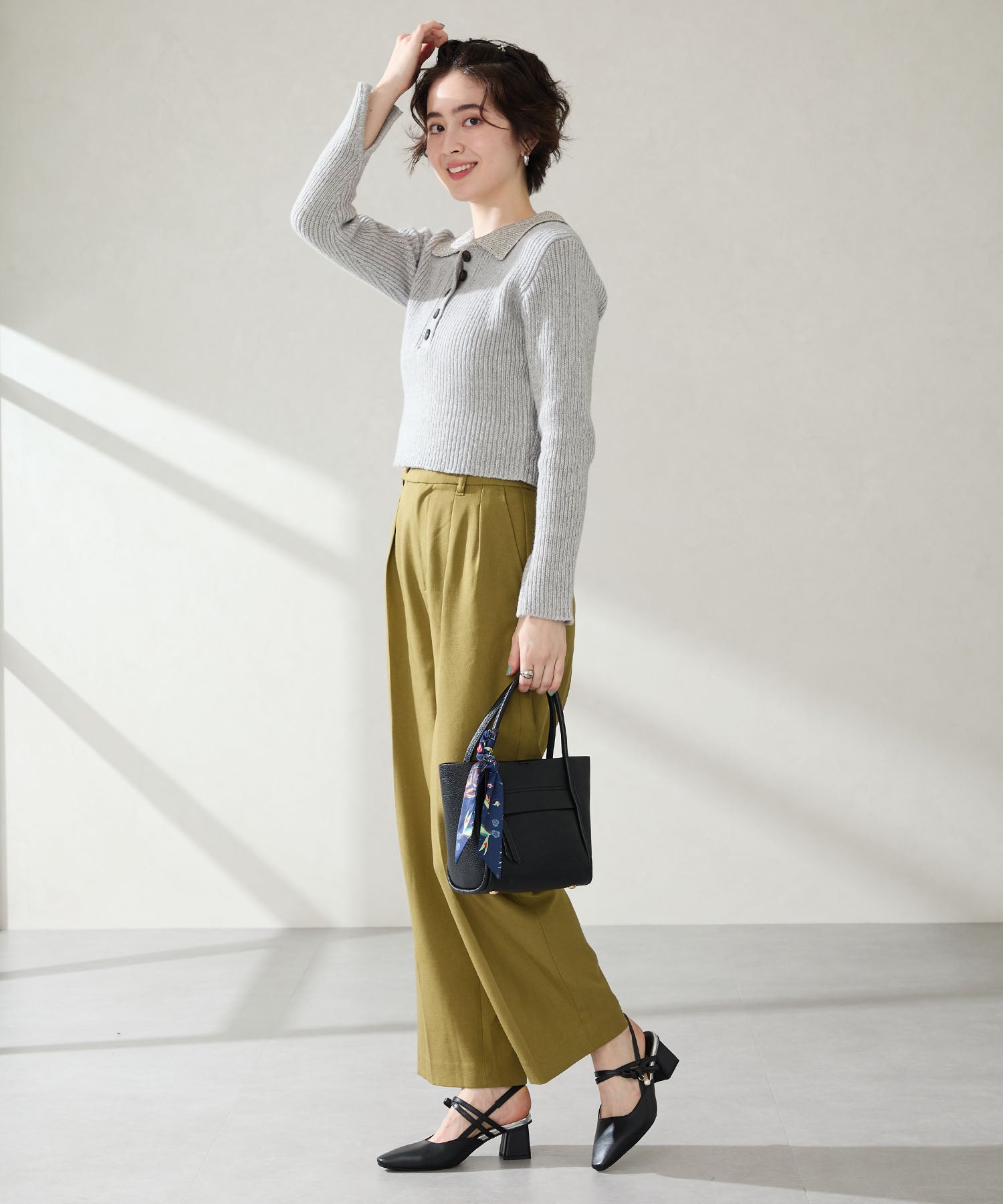 パールチャーム付きバックストラップパンプス/56316 – ORIENTALTRAFFIC