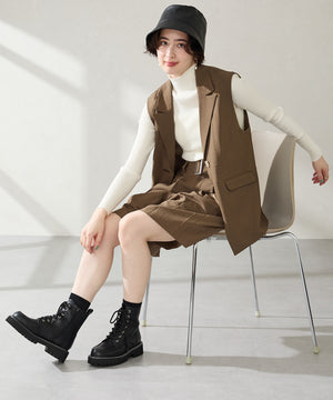 ラインストーンパーツレースアップブーツ/56401