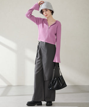 ラインストーンパーツレースアップブーツ/56401