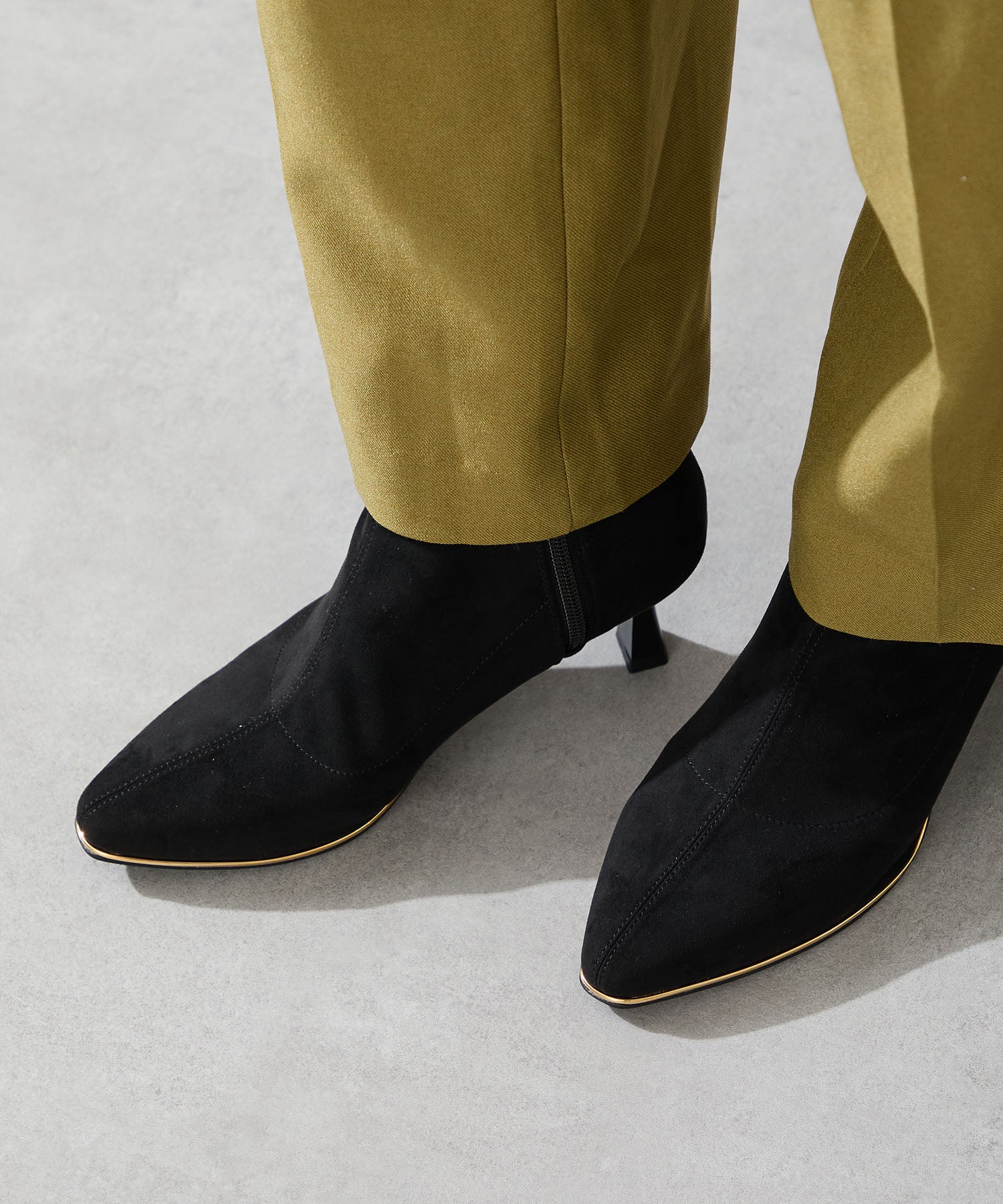 メタリックラインヒールブーツ/56403 – ORIENTALTRAFFIC