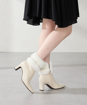 2wayファーベルトショートブーツ/56406