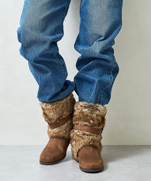 フェイクファーカバーブーツ/56407
