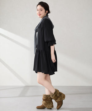 フェイクファーカバーブーツ/56407